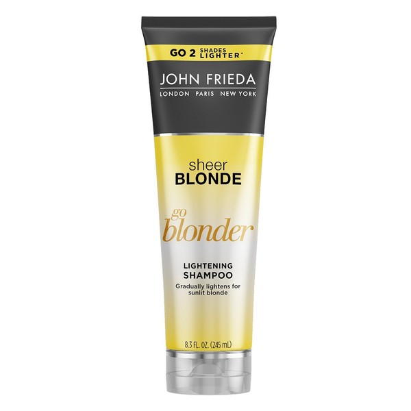 John Frieda Shampoo Sheer Blonde Go Blonder Lightening 8.3 Ounce (245ml) (2 Pack)