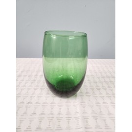 Cristar Mikonos Stemless Wine Glass in Bottle Green 15 oz