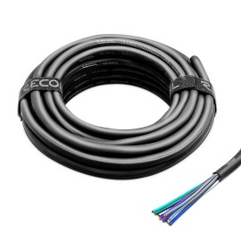 RECOIL RS918-20 Speaker Cable 4-Channel Speaker Wire and Remote Wire, 18AWG CCA