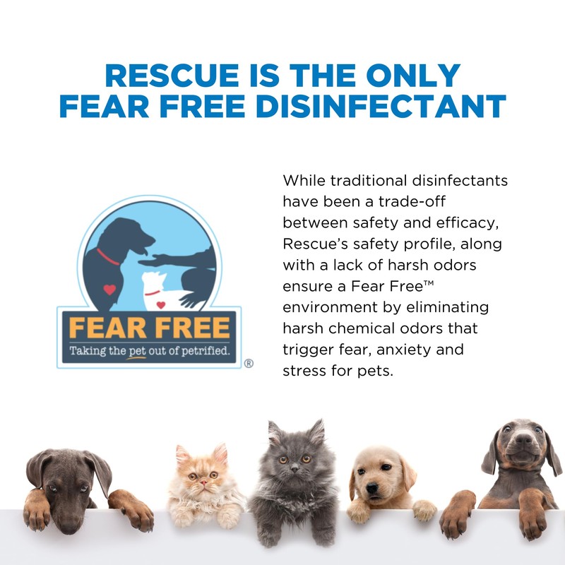 REScue One-Step Disinfectant Cleaner & Deodorizer Wipes for Vet Use