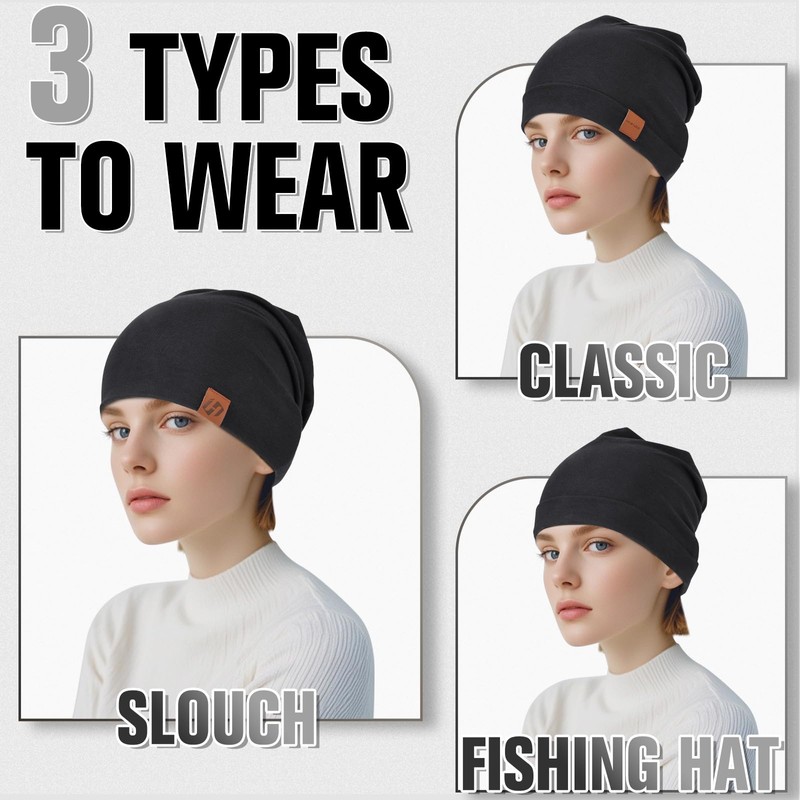 GXCROR Beanie Cotton Soft and Skin Friendly Unisex Beanie Hat