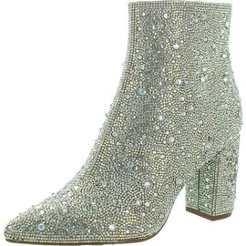 Betsey Johnson Women's Sb-Cady Ankle Boot, Rhinestone, 8.5