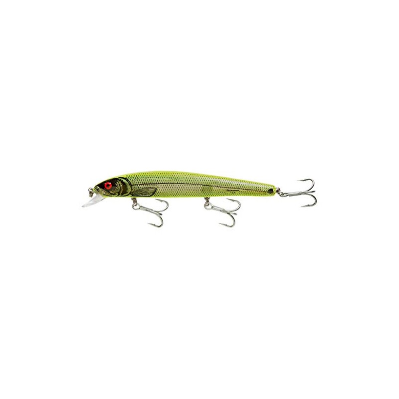 BOMBER Saltwater Grade Heavy Duty Long A - Silver Flash/Chartreuse,
