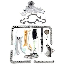 SCITOO Engine Timing Chain Kit with Water Pump - TK428,SEALED,KT4038S,TS20395F,CARQUEST,76117Fit for ford for Mercury for Mazda Explorer Explorer Sport Trac Ranger for Mustang Mountaineer B4000 4.0L
