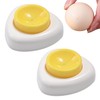 PLLDVEFD 2-Piece Egg Hole Puncher, Creative Egg Driller, Simple Plastic