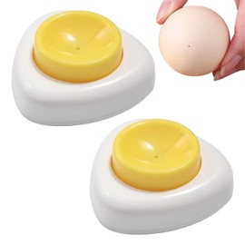 PLLDVEFD 2-Piece Egg Hole Puncher, Creative Egg Driller, Simple Plastic Egg Widget, Multi-Function Hole Puncher, Outdoor Convenient Egg Hole Puncher.