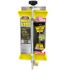 Tandem Wheel Chock Wheel Stop Chock Dually Wheel Chock with Security Lock