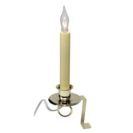 Cambridge Electric Bracket Sensor Window Candle- Brass Finish