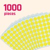 1000 Pieces, 25mm - Yellow Dot Stickers, Round Circle Sticky