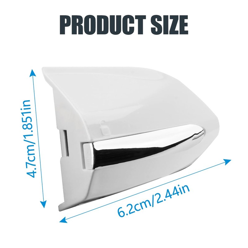Jerbor Front Left Driver Exterior Door Handle Lock Bezel Cover