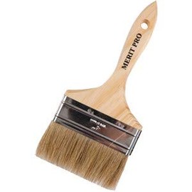 Dynamic 00029 4" White Bristle Double Thick Chip Brush - 12ct. Case