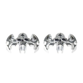 CLA Winged Skulls Chrome Emblem 2-pc Set