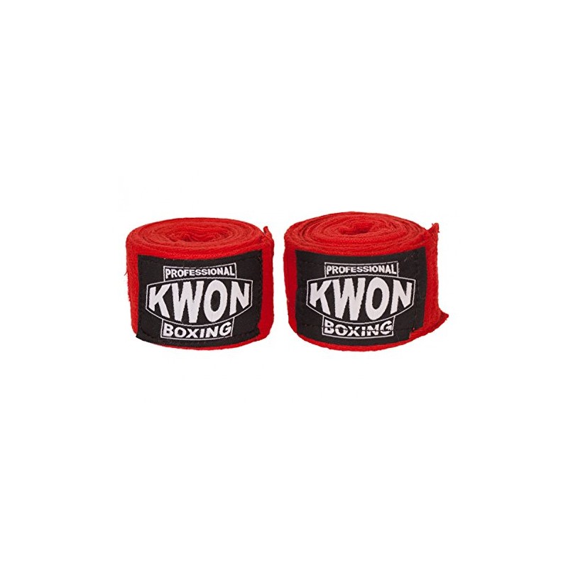 Kwon Boxing Bandage 5 m, Colour: Red