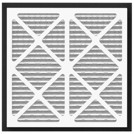 20x20x3 MERV 13 Air Filter Compatible with Zephyr VGF Series 20x20x3 Whole Home Deep Pleated Return Air Grille Filter, MERV 13 Air Filtration System, White 1 Pack
