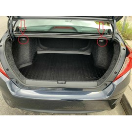 EACCESSORIES EA Trunk Organizer for Honda Civic 2006-2021 – Mesh Car Trunk Organizer – Cargo Net for Coupe, Hatchback – Nylon Mesh Netting – Compatible with Honda Civic 2006-2021