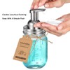 Amolliar Mason Jar Foaming Soap Dispenser Pump Lids, Rustproof Stainless