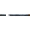 Pentel Pointliner S20P-5SP Fineliner, Sepia, Waterproof and Non-fading, 0.5 mm,