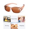 TINHAO Polarized Fit Over Sunglasses Wrap Around Over Glasses for