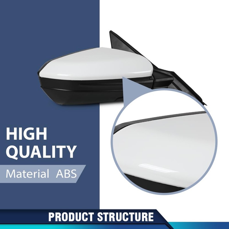PIT66 Right Passenger Side Door Mirror Compatible with Honda Civic