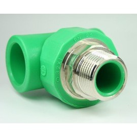 'Aqua Plus – Ppr Pipe Tee Thread Diameter 25 mm x DN 20 (3/4 – Green