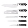 Cooks Standard 6-Piece Stainless Steel Knife Set with Expandable Bamboo