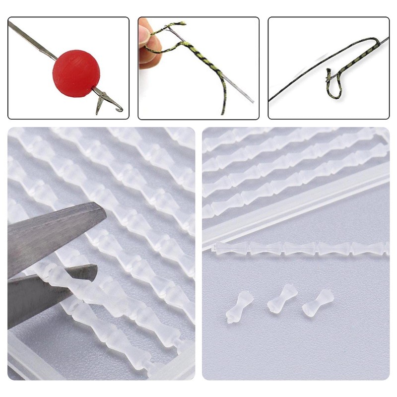 ECSiNG Pack of 2 Bait Needles with 200 Pieces Bait