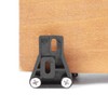 Barn Door Roller Guide, Sliding Door Guide, Black Premium Plastic