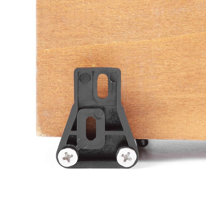 Barn Door Roller Guide, Sliding Door Guide, Black Premium Plastic