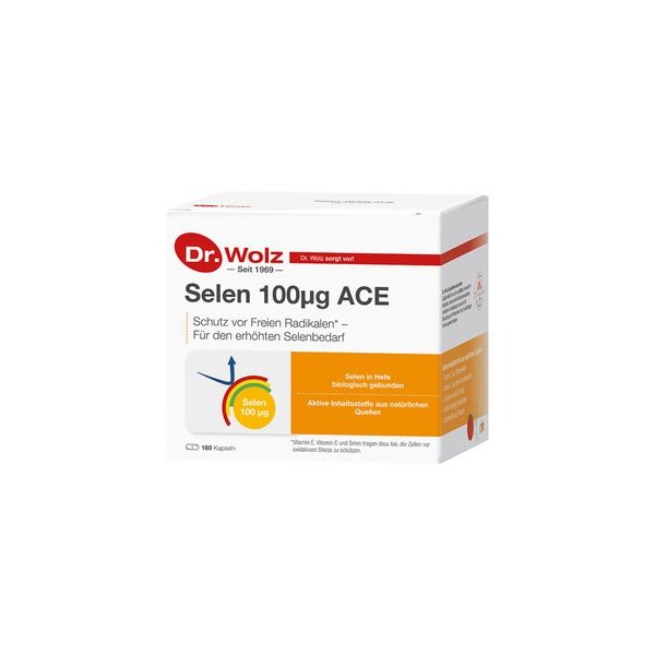 Dr. Wolz Selenium 100 ACE Cell Protection Capsules 180 cap