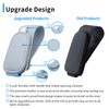 Yuoyar 2 Packs Magnetic Sunglass Holder for Car Visor -