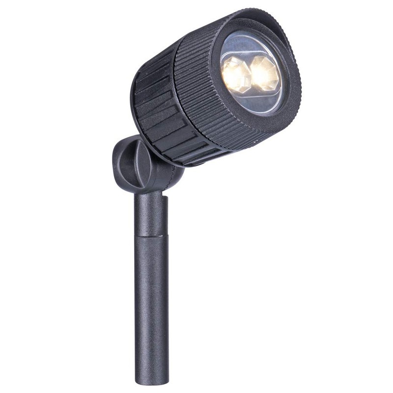 Sterno Home GL33008BK Black Paradise Low-Voltage Cast Aluminum LED Spot