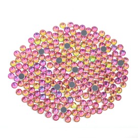 600PCS Hotfix Rhinestones Bulk, Rainbow Rhinestones for Crafts Clothes, Hotfix Crystals DIY Decoration, Rainbow, SS30, 6.3-6.5mm