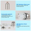 GAESHOW 304 Stainless Steel Float Valve, Automatic Float Valve, Water