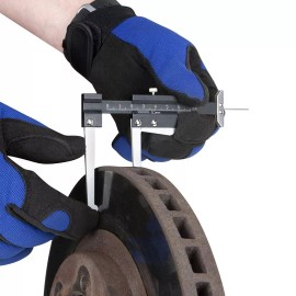 Performance Tool W80628 Brake Rotor Caliper and Tire Tread Depth Gauge with M...