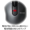 Elecom M-FBG3DBBK Wireless Mouse (Receiver Included) Small Small 3 Button