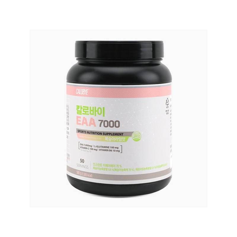 칼로바이 EAA 7000 필수 아미노산 보충제 포도맛 500g 1개 Calobye