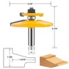 OLETBE 3 PCS Router Bit Set, 1/2-Inch Shank Round Over