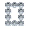 QHALEN Replacement 10Pcs Bar Nuts for STIHL Chainsaw MS170 MS180