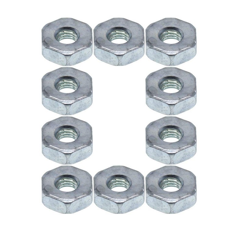 QHALEN Replacement 10Pcs Bar Nuts for STIHL Chainsaw MS170 MS180