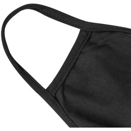 3 Pack Unisex Face Covering, Black Dust Cotton, Washable, Reusable Cloth-USA Seller