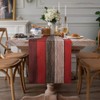 Hanrunsi Red Table Runner 33 X 183 cm Rectangle Coffee