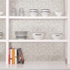In Home InHome NH2359 Hexagon Marble Peel Stick Backsplash Tiles,