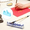 PATIKIL Calligraphy Brush Holder, 8 Pack 2 Ports Solid Plastic