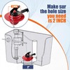 6 Pack Universal Toilet Flusher Replacement Kit and Toilet Valve