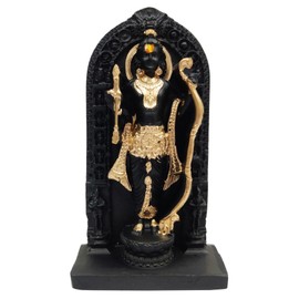 Purpledip Resin Idol Shri Ram Lalla: Ayodhya Temple Holy Statue (12743)