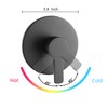 DOLGABA Shower Valve Handle Bathroom Shower Mixer Valve Kit, Wall