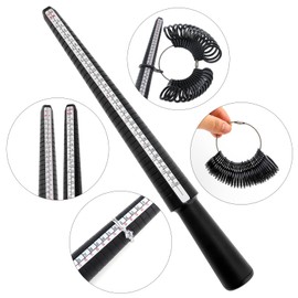 Smgda Ring Gauge, Ring Size Gauge, Compatible with Japanese Standard No. 1 to No. 13, 4 Piece Set, Ring, Size Measurement, Aluminum, For Professional Jewelry, Ring Size, Size Adjustment (4 pcs, White)