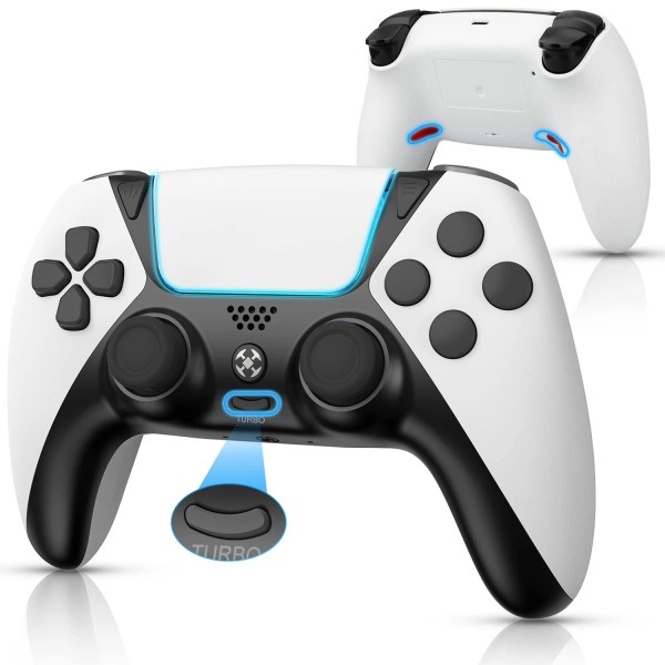 CunPeyjmo for PS5 Controller, Wirless Remote with Turbo and 2