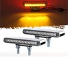 Partsam 2Pcs 6.5" Double Face Truck Semi Trailer Light Bars