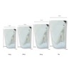 Bolsa Sup 454g - Metalizada Plata - Piezas Negro